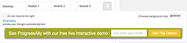 hello-bar-alternatives - PopupAlly Pro Hello Bar For Mobile