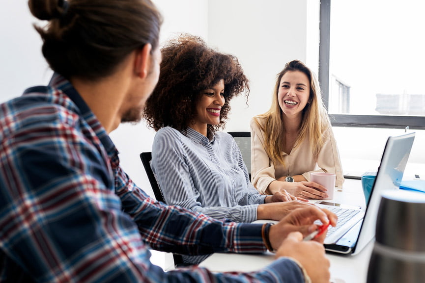 Group of people in conference room