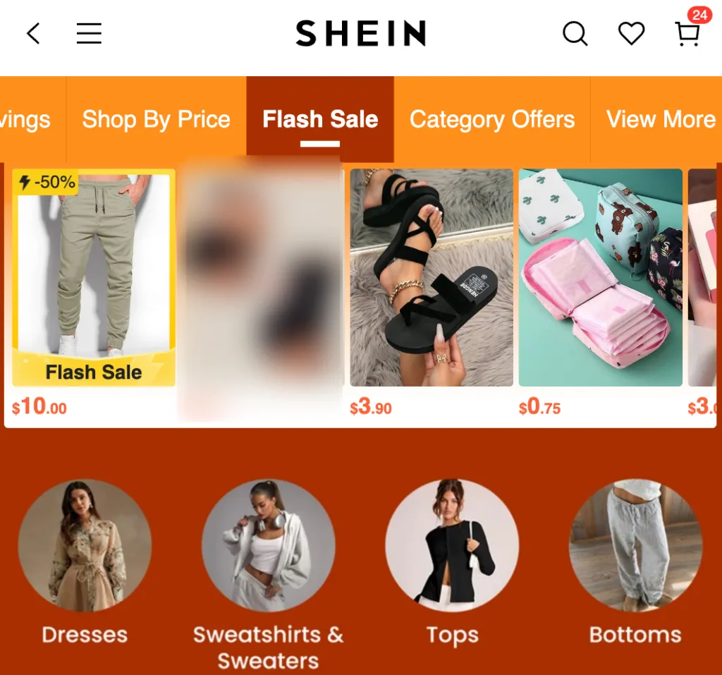 flash sale - PopupAlly Pro flash fomo popup example
