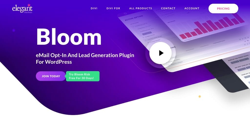 Bloom Elegant Themes Screenshot 2026